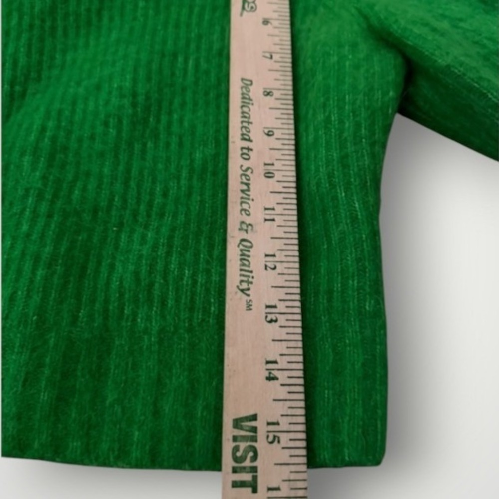 & Other Stories Stockholm Atelier Turtleneck Sweater Women XS Green Alpaca Wool - Picture 8 of 10